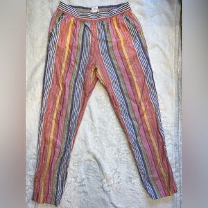 C&C California Striped Linen Pants